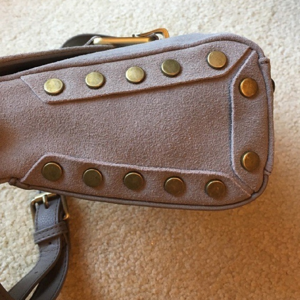 Nwt Suede Leather Crossbody Bag - Picture 5 of 6